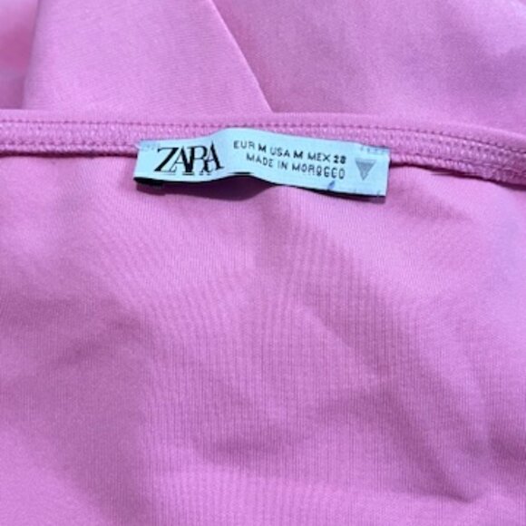 Ruffled Pink Zara Tube Top - Picture 3 of 3